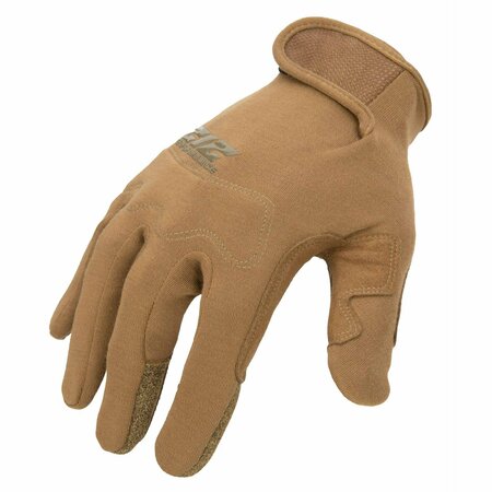 212 PERFORMANCE GSA Compliant Fire Resistant Premium Leather Operator Gloves in Coyote, Medium FROGSA-70-009